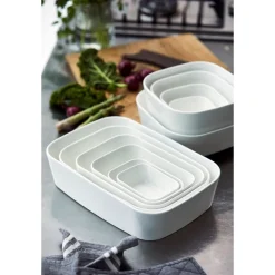 Modula fat 35x25x8 cm hvit