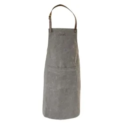 Moi forkle canvas grå/brun