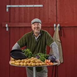 Moi støpejernspanne 24 cm svart