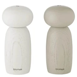 Moli salt- og pepperkvern 13 cm beige/brun
