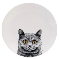 Moments of calm tallerken 21 cm katt