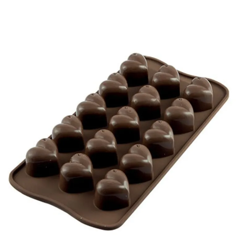 Monamour silikonform for praliner 30x22x2,5 cm 15 stk
