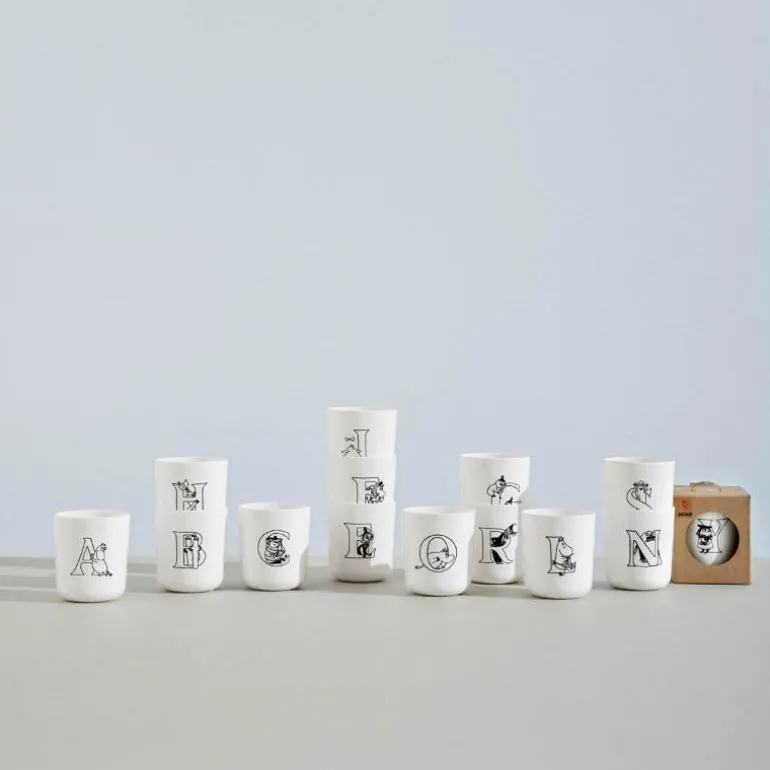 Moomin ABC krus E 20 cl hvit
