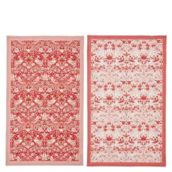 Morris & Co kjøkkenhåndkle Strawberry Thief 2 stk 45x74 cm