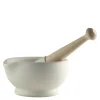 Morter og pistill 17 cm hvit