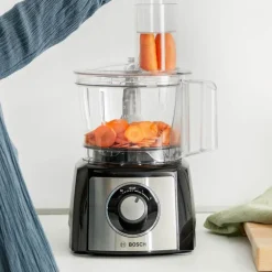 MultiTalent 3 foodprocessor 2,3 L svart Børstet rustfritt stål