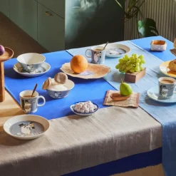 Mummi asjett 19 cm Mummipappa grå