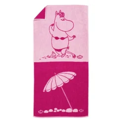 Mummi badehåndkle 70x140 cm Snorkfrøken rosa