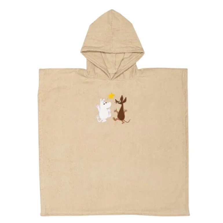 Mummi badeponcho barn Romeventyr beige