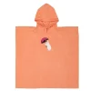 Mummi badeponcho barn Under paraplyen korall
