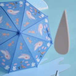 Mummi barneparaply Romeventyr blå
