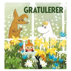 Mummi dobbeltkort 7,5x7,5 cm Gratulerer
