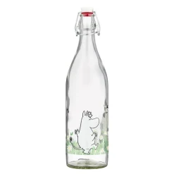 Mummi glassflaske med patentkork 1L eng
