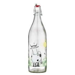 Mummi glassflaske med patentkork 1L eng