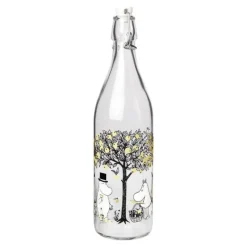 Mummi glassflaske med patentkork 1L epler