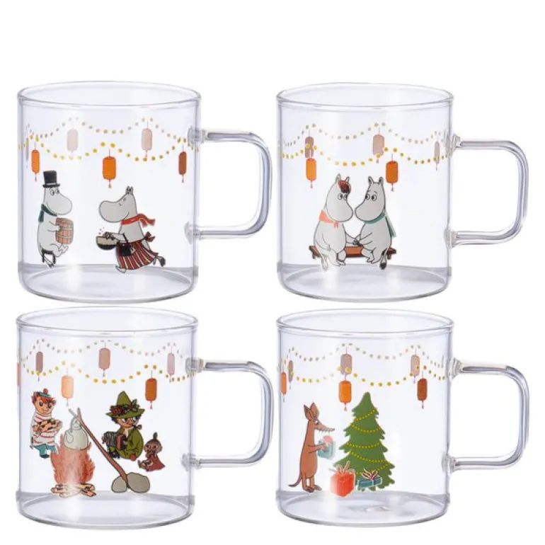 Mummi glasskopp 15 cl 4 stk