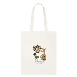 Mummi handlenett 38,5x42 cm Sniff med appelsiner beige