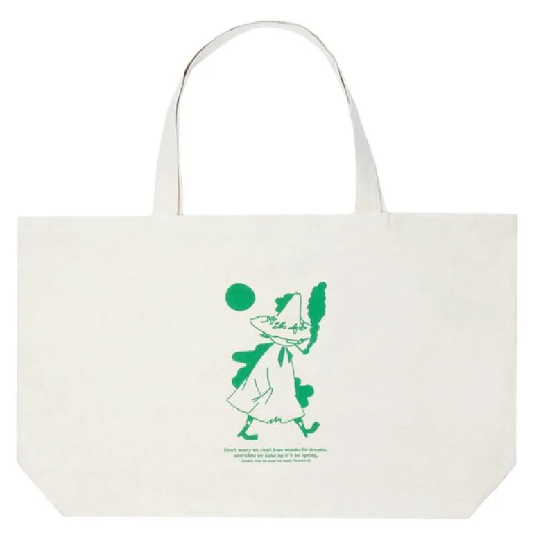 Mummi handlenett XL 65x41 cm Snusmumrikken beige
