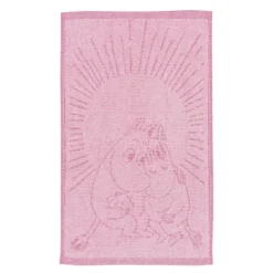 Mummi håndkle 30x50 cm Kjærester rosa