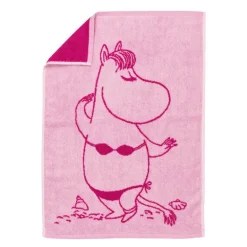 Mummi håndkle 50x70 cm Snorkfrøken rosa
