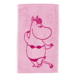 Mummi håndkle 30x50 cm Snorkfrøken rosa