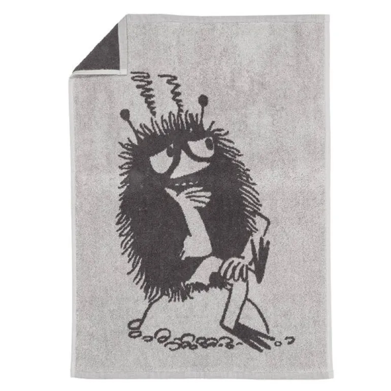 Mummi håndkle 50x70 cm Stinky grå