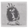 Mummi håndkle 25x25 cm Stinky grå