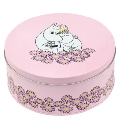 Mummi kakeboks 15x15 cm sammen rosa