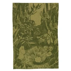 Mummi kjøkkenhåndkle 45x65 cm mystisk skog grønn