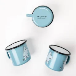 Mummikopp Emalje 25 cl Mummitrollet blå