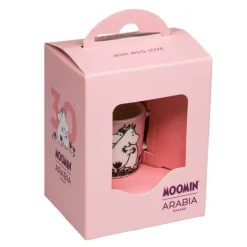 Mummikopp mini 3 cm Kjærlighet rosa gaveeske