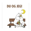Mummi kort dobbelt Du og jeg hvit
