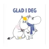 Mummi kort dobbelt Glad i deg hvit