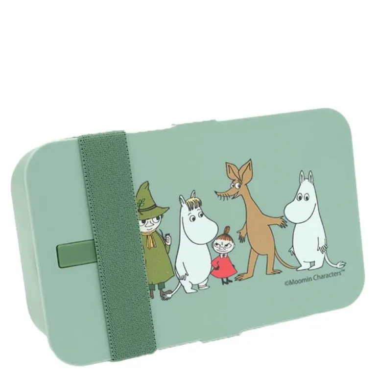 Mummi matboks 6x12x19 cm Familien grønn