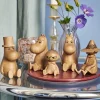 Mummipappa trefigur 10 cm eik