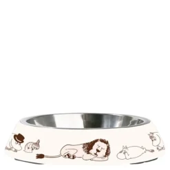 Mummi Pets kattematskål 15,5x15,5 cm beige
