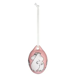 Mummi påskeegg 6,7 cm Kjærlighet rosa