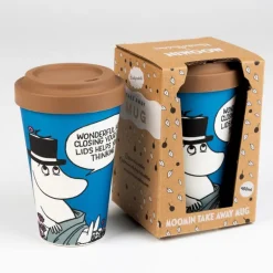 Mummi reisekopp 45 cl Mummipappa slapper av blå