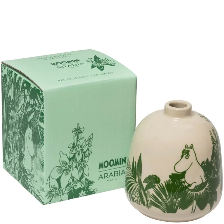 Mummi vase 8,3 cm mystisk skog grønn