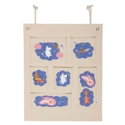 Mummi veggoppbevaring 55x70 cm Romeventyr multi