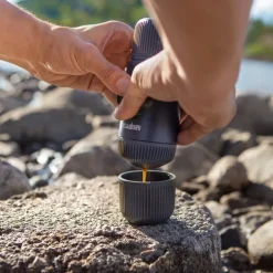 Nanopresso bærbar espressomaskin grå