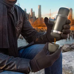 Nanopresso espressomaskin med NS adapter grå