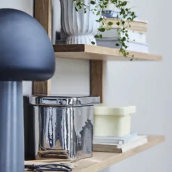 Nellie bærbar LED-lampe 33 cm mørkegrå