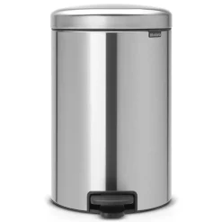 NewIcon pedalbøtte 20L børstet stål FPP
