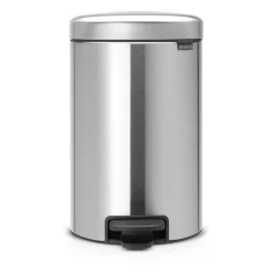 NewIcon pedalbøtte 12L børstet stål FPP