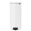 NewIcon pedalbøtte 30L hvit
