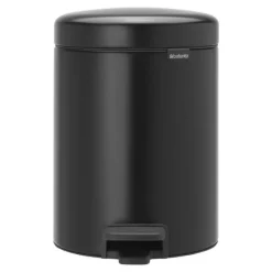 NewIcon pedalbøtte 5L matt svart