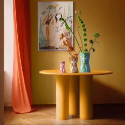 Nina vase 28,5 cm lys blå/grønn