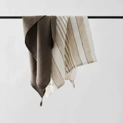Noah kjøkkenhåndkle 50x70 cm beige stripe