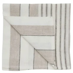 Noah tøyserviett 50x50 cm beige stripe